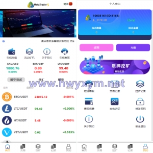 定制版MT5微交易系统/MT5微盘系统/矿机质押/外汇虚拟币微盘源码 - 海外优选源码-海外优选源码