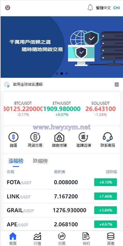 二开版交易所系统/秒合约交易所/锁仓挖矿/前端uinapp - 海外优选源码-海外优选源码